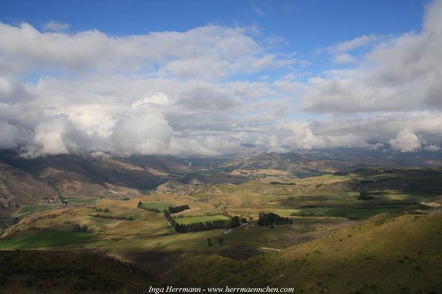 Auf dem Weg zum Hayes-Pass, Neuseeland - Südinsel