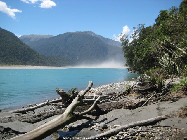 Haast River, Neuseeland - Südinsel