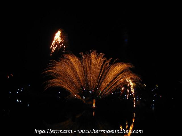 Feuerwerk beim Münchner Sommernachtstraum