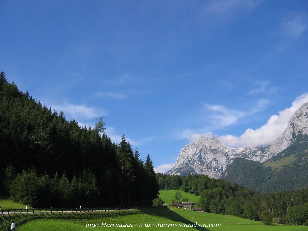 Auf dem Weg nach Ramsau