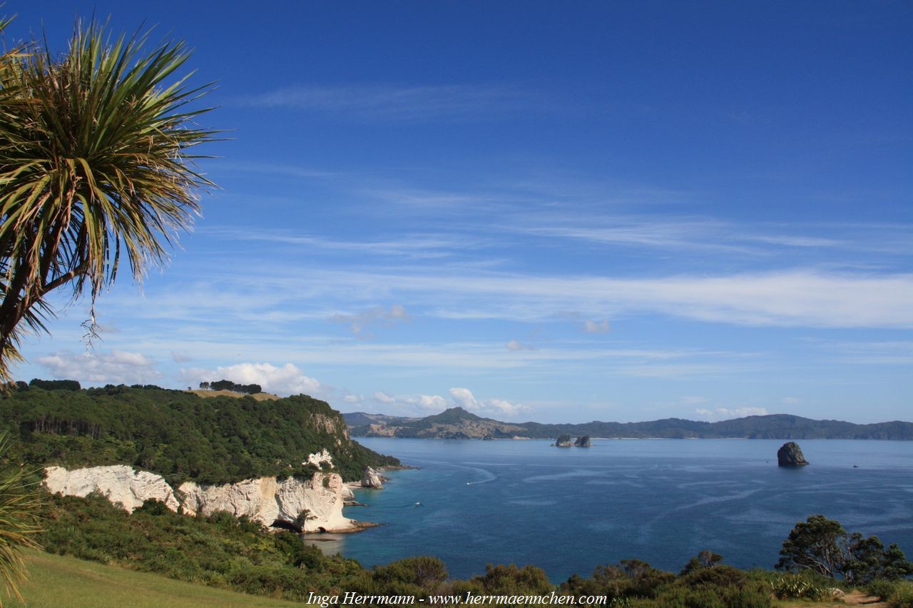 Wanderung zur Cathedral Cove, Neuseeland - Nordinsel