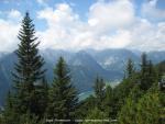 Blick von der Erfurter Hütte auf den Achensee