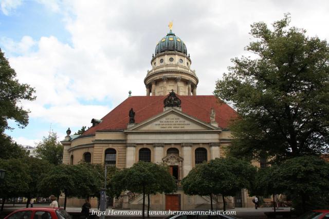 Französischer Dom von hinten