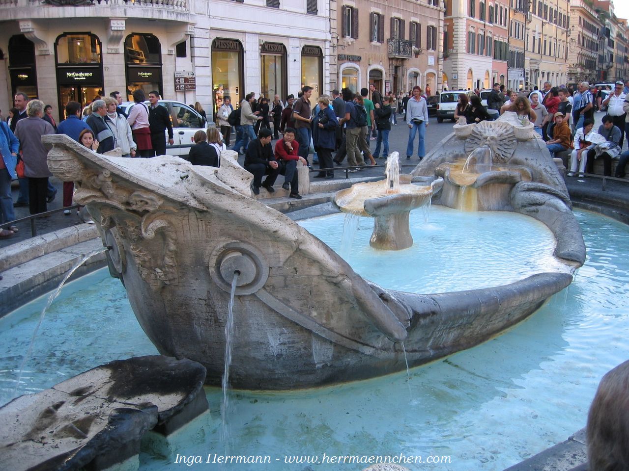 Spanische Treppe Brunnen