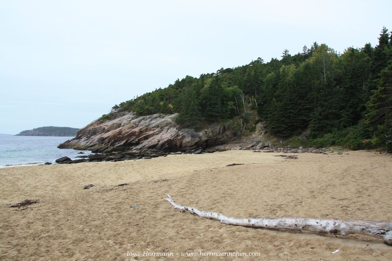 Sand Beach im Acadia National Park, Maine, USA