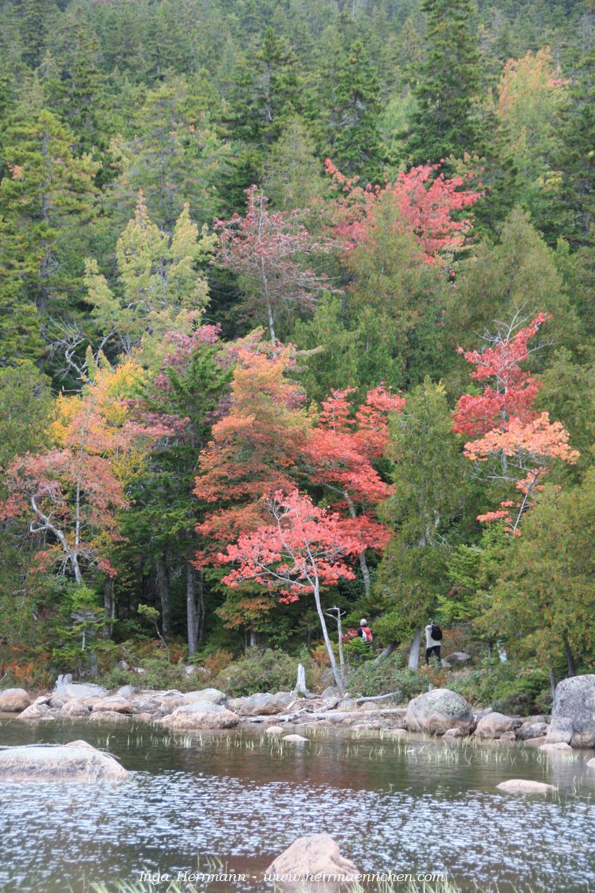 Jordan Pond im Acadia National Park, Maine, USA