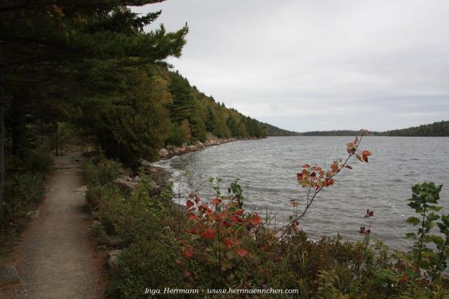 Jordan Pond im Acadia National Park, Maine, USA