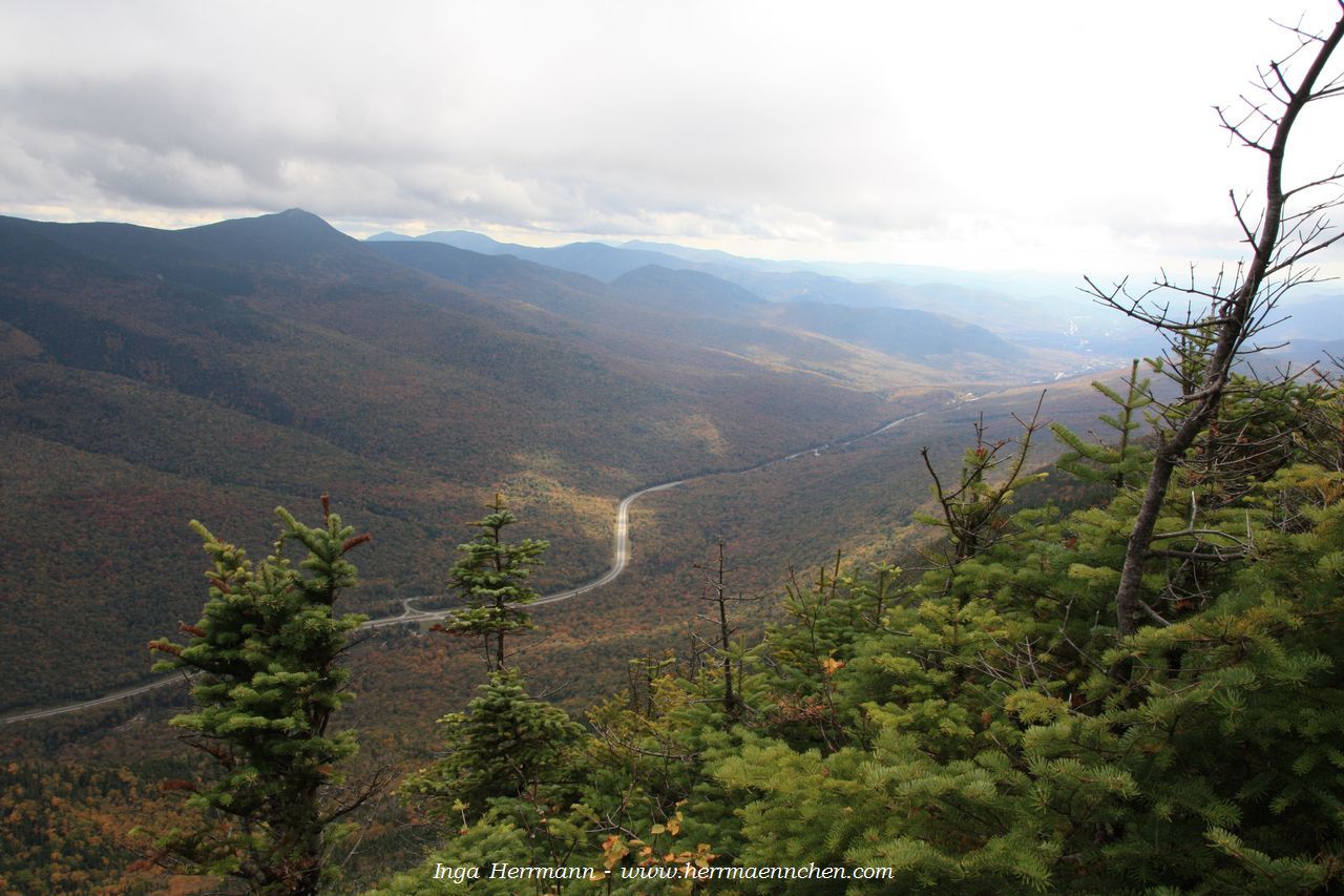 Blick vom Cannon Mountain, New Hampshire, USA