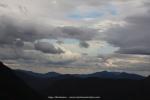 Wolken über der Crawford Notch, New Hampshire, USA