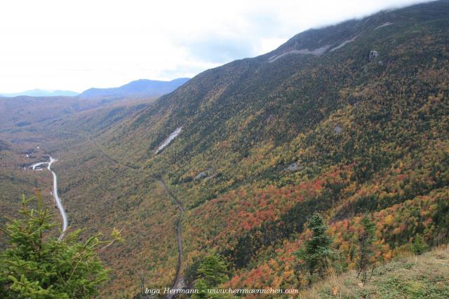 Blick vom Willard Mountain, New Hampshire, USA