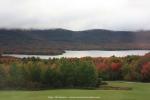 Blick aus dem Hotel in Killington, Vermont, USA