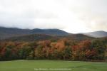 Blick aus dem Hotel in Killington, Vermont, USA