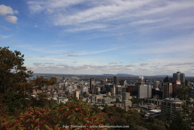 Blick vom Mont Royal auf Montréal, Kanada