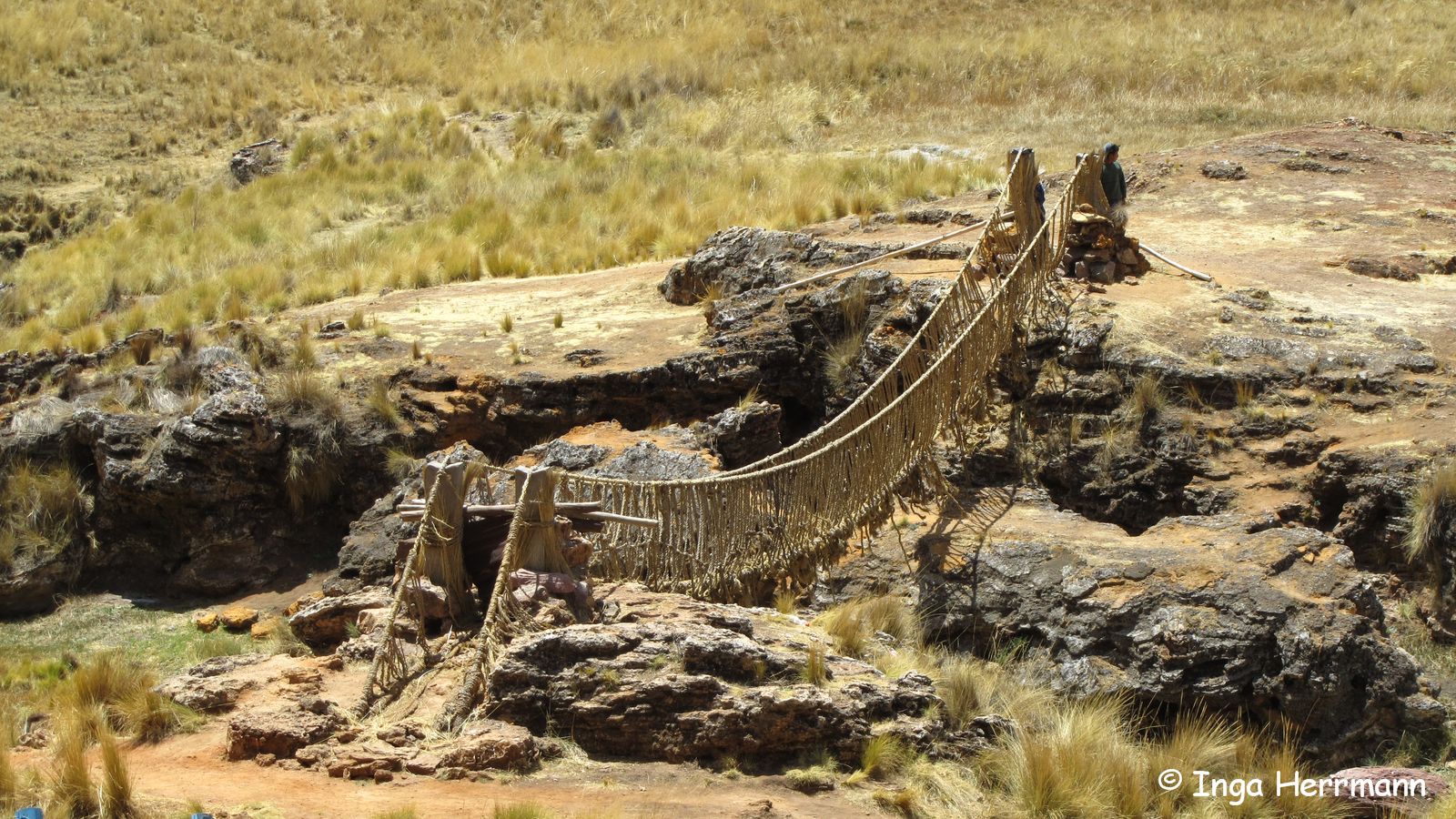 Alte Inka-Brücke, Peru