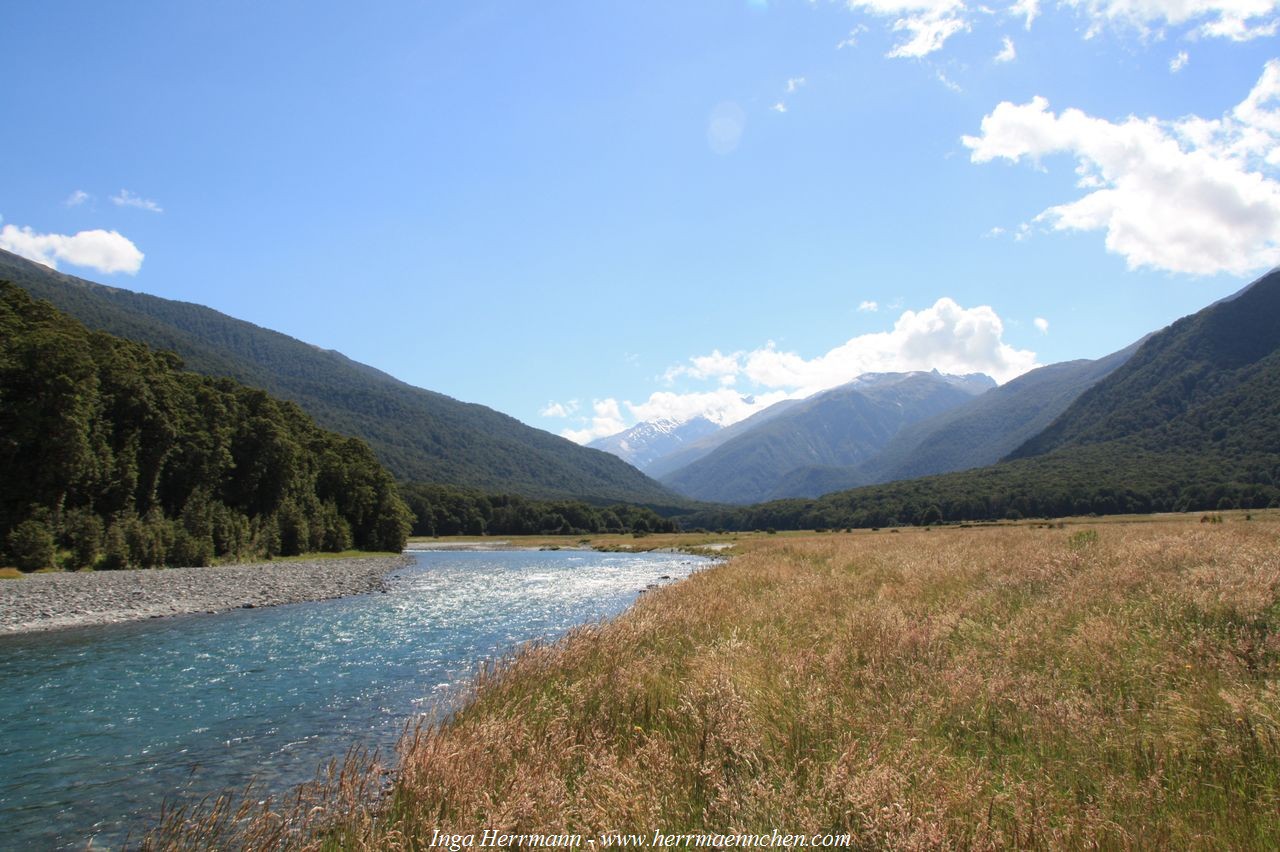 Makarora River, Neuseeland - Südinsel