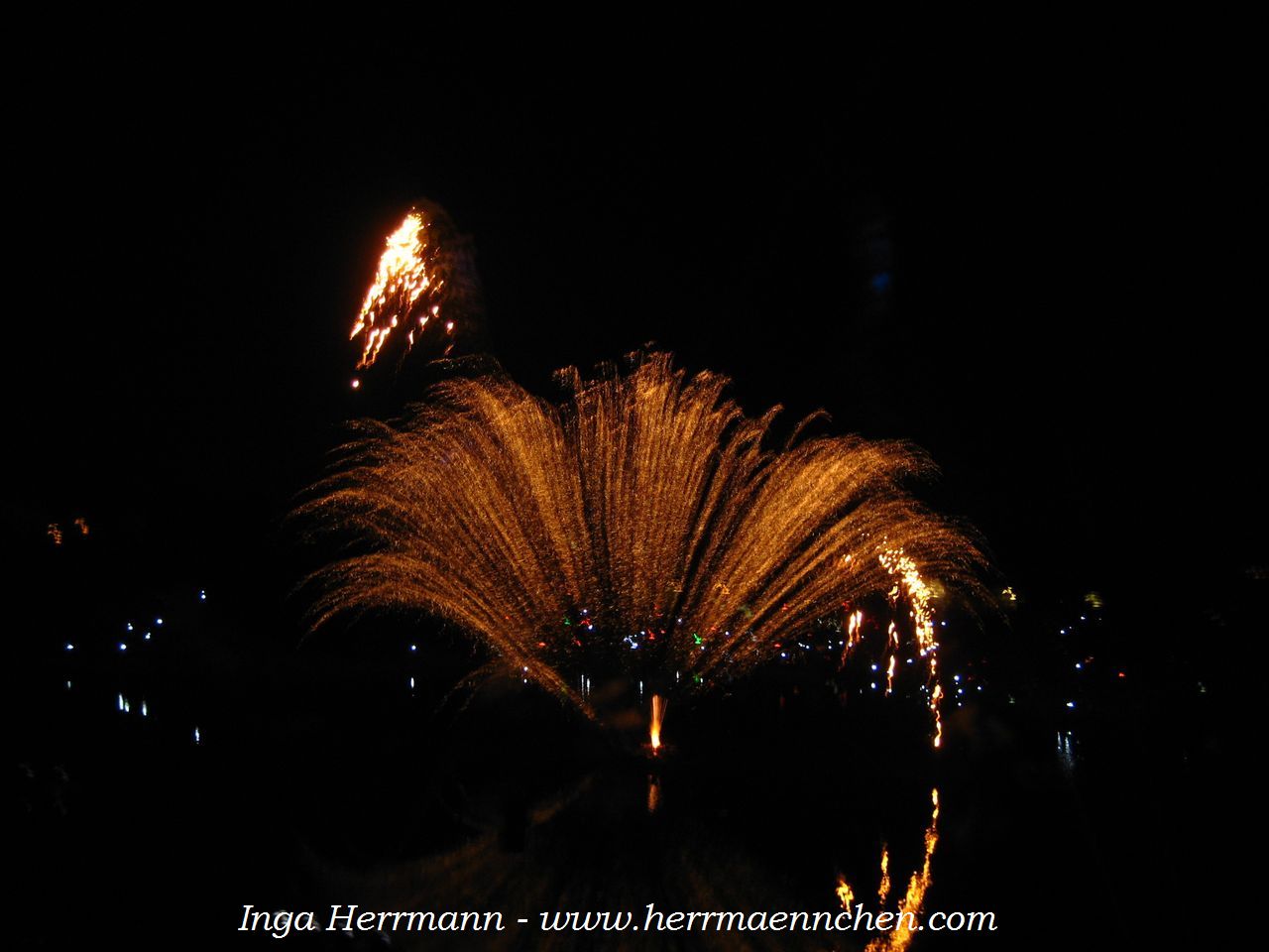 Feuerwerk beim Münchner Sommernachtstraum