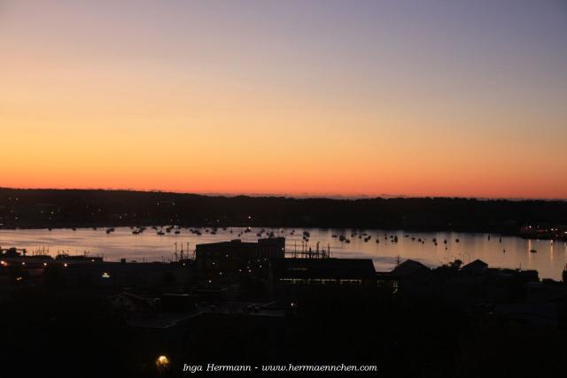 Sonnenaufgang in Portland, Maine, USA