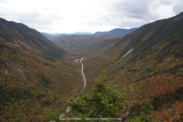 Blick vom Willard Mountain, New Hampshire, USA