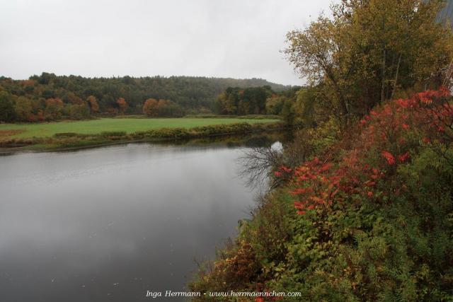 Fluss in Bath, New Hampshire, USA
