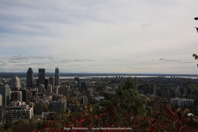 Blick vom Mont Royal auf Montréal, Kanada